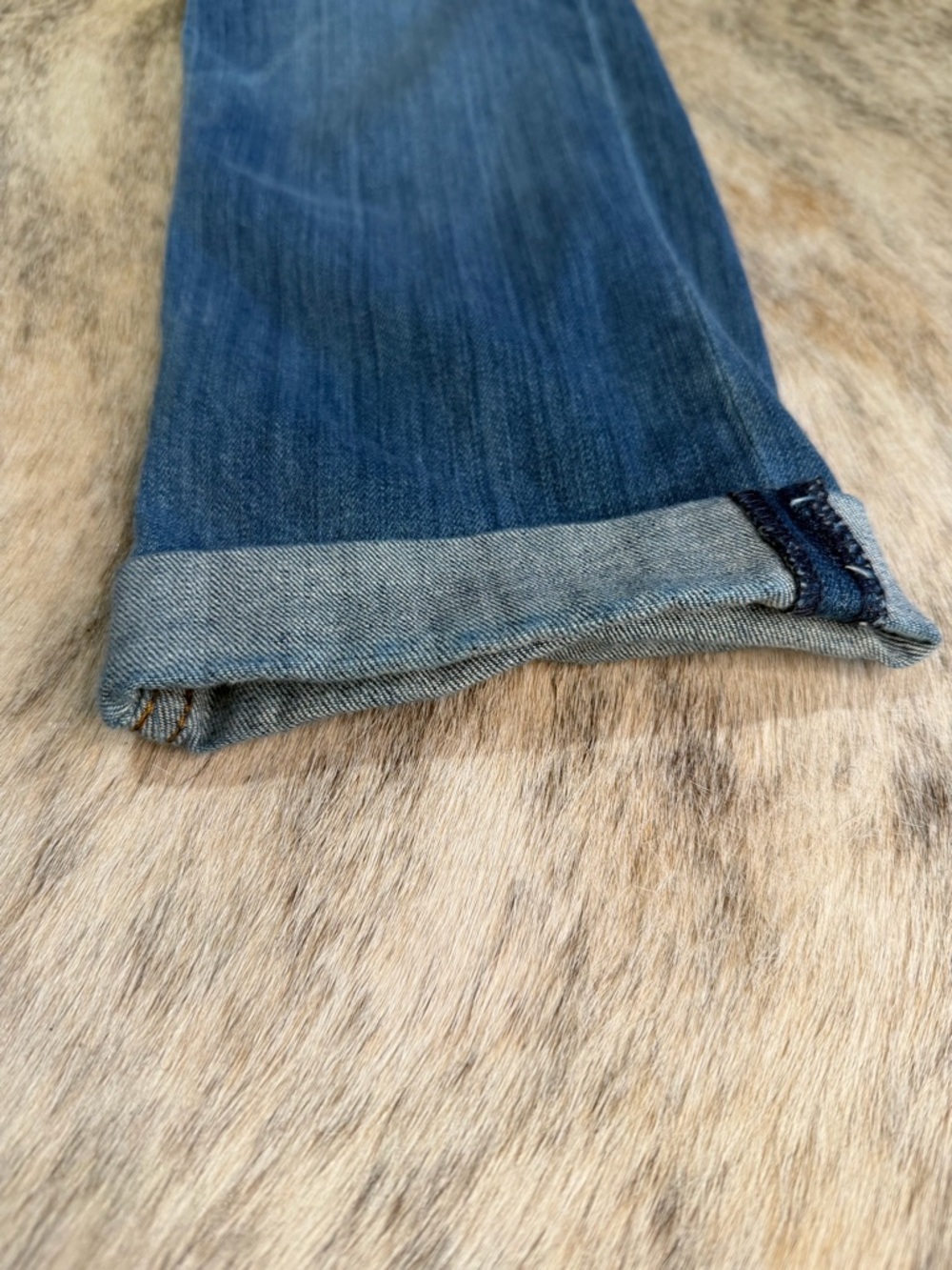 Hudson Jeans Made in USA Size 29 Straight Leg Cuffed Hem Flap Pocket Denim - Picture 6 of 15